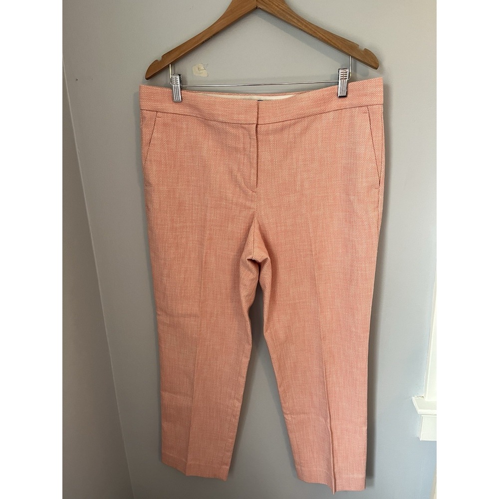 ann taylor womens pants, 12 Devin Fit‎ Tweed Pink Ankle Crop